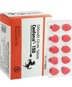 Cenforce 150 mg – High-dosage Sildenafil Citrate tablet for erectile dysfunction.
