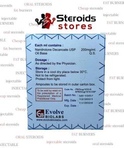 Pharmaceutical-grade Decabol (Nandrolone Decanoate) ampoule for bodybuilding.