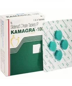Kamagra 100 mg – Sildenafil Citrate tablet for effective ED treatment.