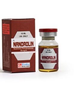 A 10ml vial of Nandrolin (Nandrolone Phenylpropionate) 100mg/ml, a fast-acting anabolic steroid for lean muscle mass and joint support.