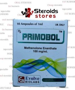 Primobol (Methenolone Enanthate) 100mg/ml injection for muscle retention and fat loss.