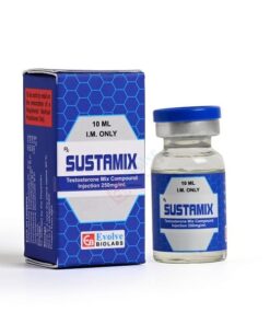 Sustamix Testosterone Mix injectable steroid vial for bulking cycle muscle gains and performance support