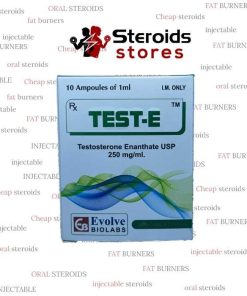 Test-E Testosterone Enanthate packaging with dosage information for safe use