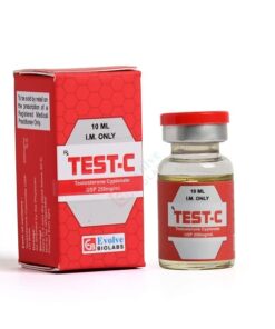 Testosterone Cypionate injectable steroid vial for testosterone replacement bulking cycle and performance support