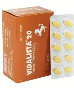 Vidalista 20 mg – Tadalafil tablet for treating erectile dysfunction effectively.