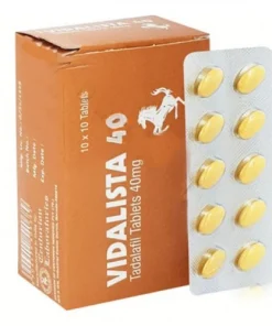 Vidalista 40 mg – Tadalafil tablet for effective erectile dysfunction treatment.