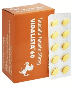 Vidalista 60 mg – High-dosage Tadalafil tablet for long-lasting ED relief.