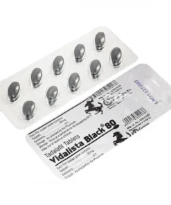 Vidalista Black 80 mg – High-strength Tadalafil tablets for long-lasting ED treatment.